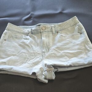 Aeropostale Light Wash Jean Shorts 8
